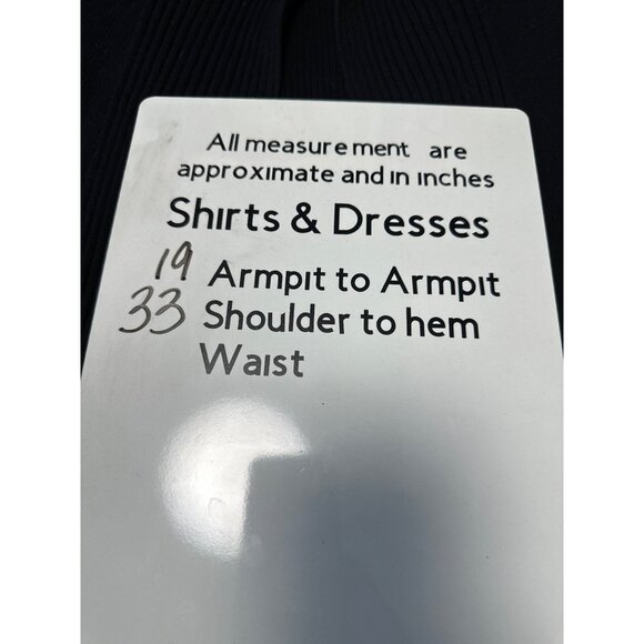 White House Black Market Black Open Front Ribbed Cardigan Sweater M - Picture 6 of 6